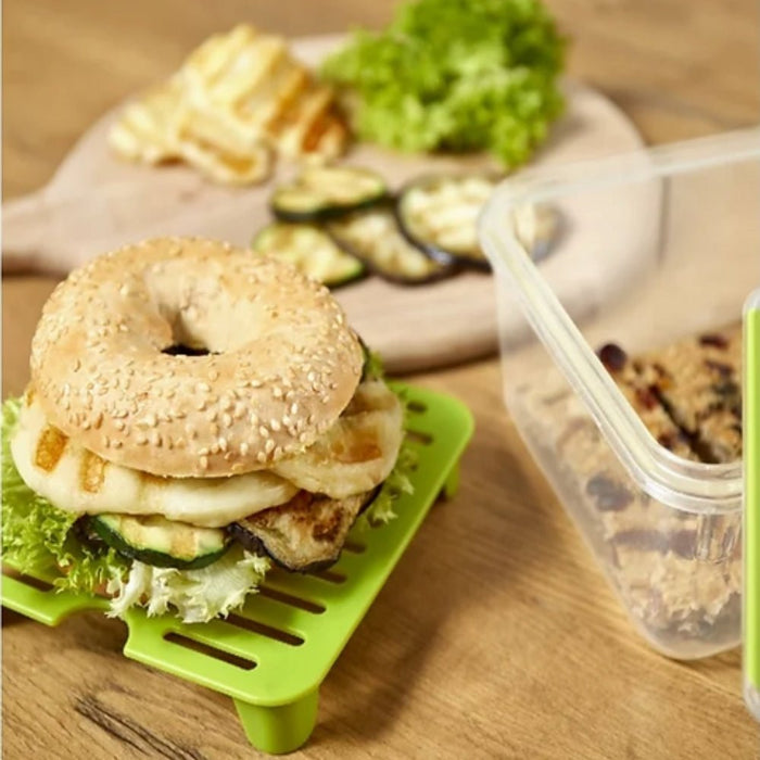 Emsa Clip & Close Sandwich Box with Insert - 1.3Lt - Gourmet Gear