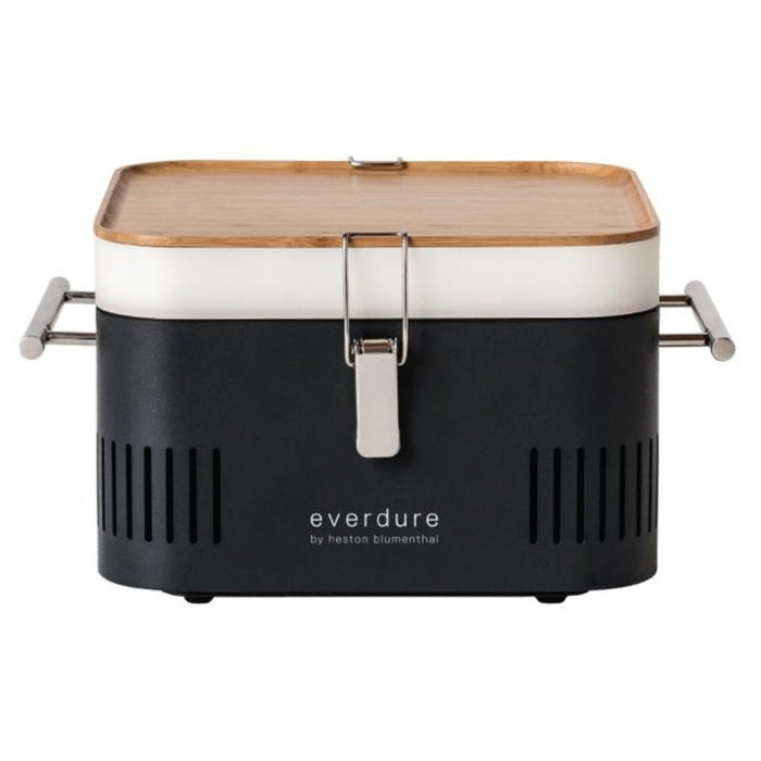 Everdure by Heston Blumenthal Charcoal Portable Braai with Chopping Board - Gourmet Gear