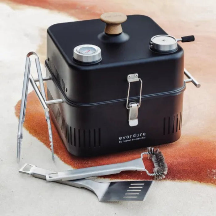 Everdure by Heston Blumenthal Cube360 Charcoal Portable Braai - Gourmet Gear