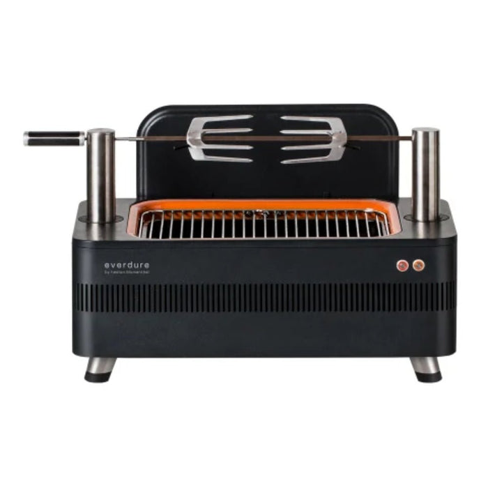 Everdure by Heston Blumenthal Fusion Electric Ignition Charcoal Braai With Pedestal - Gourmet Gear