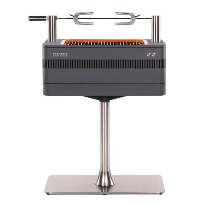 Everdure by Heston Blumenthal Fusion Electric Ignition Charcoal Braai With Pedestal - Gourmet Gear