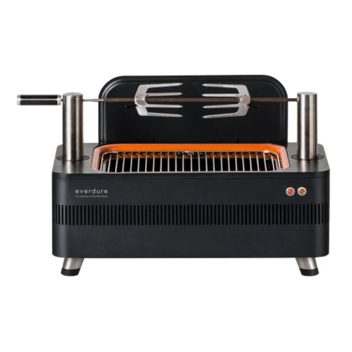 Everdure by Heston Blumenthal  Fusion Electric Ignition Charcoal Braai With Pedestal