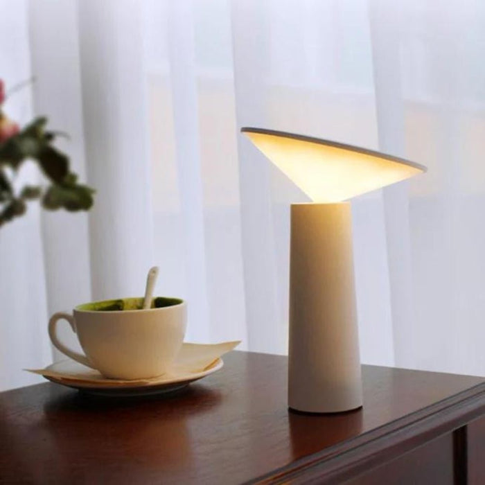 Galaxy 4 Watt LED Portable Black or White Rechargeable Table Lamp - Gourmet Gear