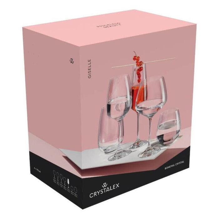 Giselle Crystalex Bohemia Hiball Tumbler Glasses Set of 6 – 450ml - Gourmet Gear