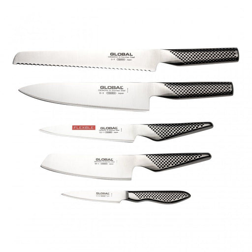 Global 5 - Piece Knife Set - Gourmet Gear