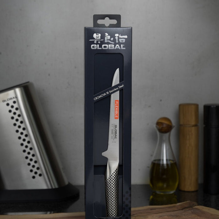 Global G - 21 Flexible Boning Knife - 16cm - Gourmet Gear