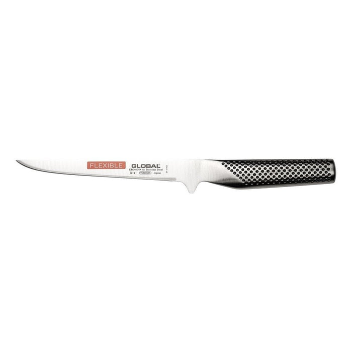 Global G - 21 Flexible Boning Knife - 16cm - Gourmet Gear