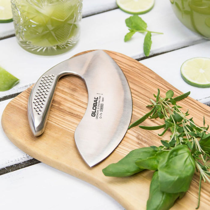 Global G - 76 Hachoir/Mezzaluna Rocking Knife - Gourmet Gear