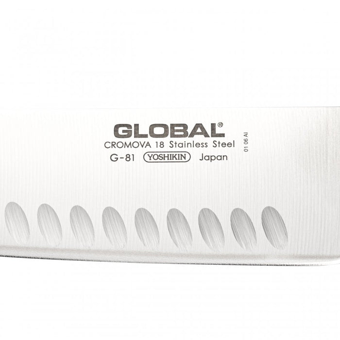 Global G - 81 Vegetable Knife Fluted 18cm - Gourmet Gear