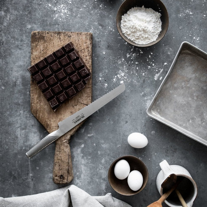 Global G - 9 Bread Knife 22cm - Gourmet Gear