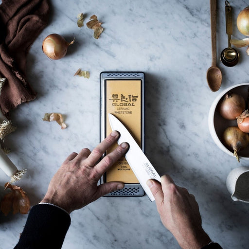 Global MinoSharp G - 460 Sharpening Kit (1000 Grit/Medium) - Gourmet Gear