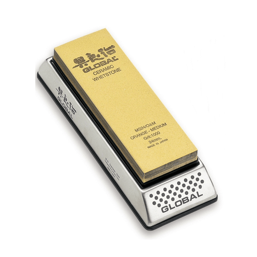 Global MinoSharp Whetstone & Holder - Gourmet Gear