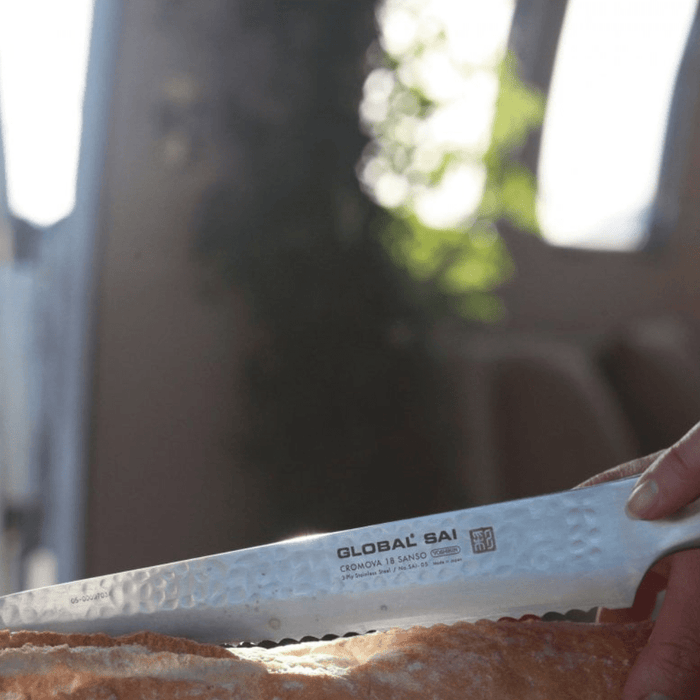 Global SAI - 05 Bread Knife - 23cm - Gourmet Gear