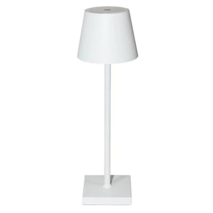 Harper Smooth Shade Black | White Rechargeable Table Lamp - Gourmet Gear