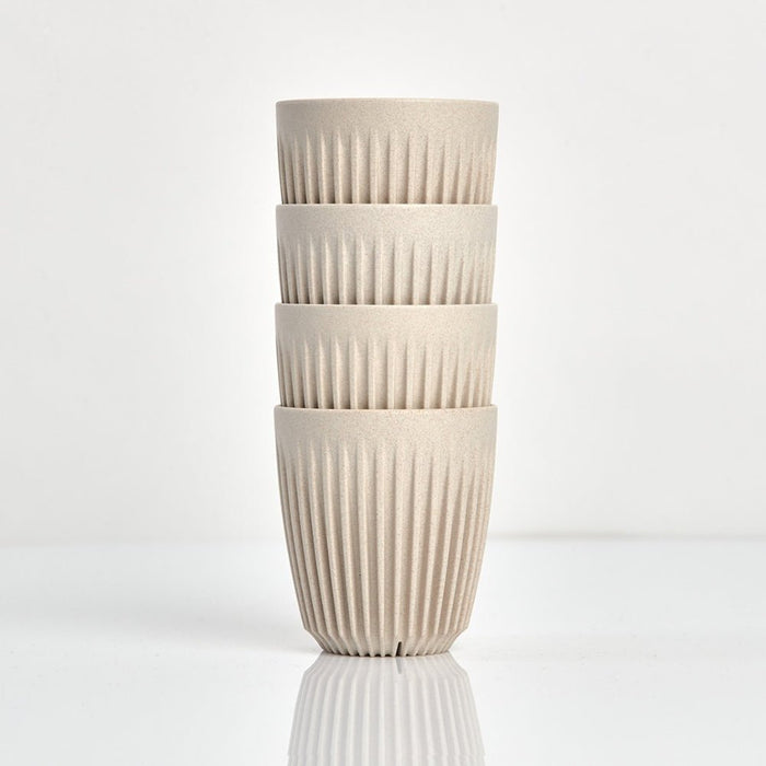 Huskee Cup 235ml, Set of 4 - Natural - Gourmet Gear