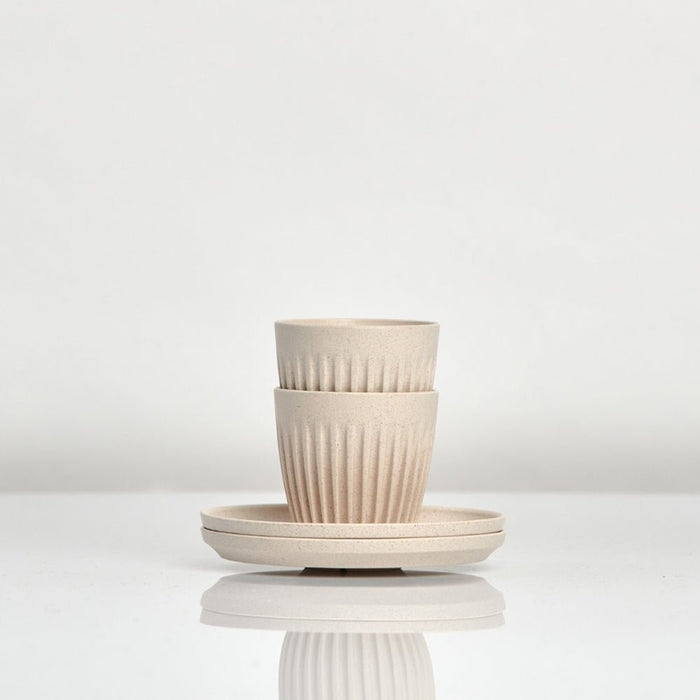 Huskee Espresso set 90ml , Set of 2 - 2 Colours - Gourmet Gear