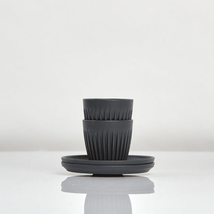 Huskee Espresso set 90ml , Set of 2 - 2 Colours - Gourmet Gear