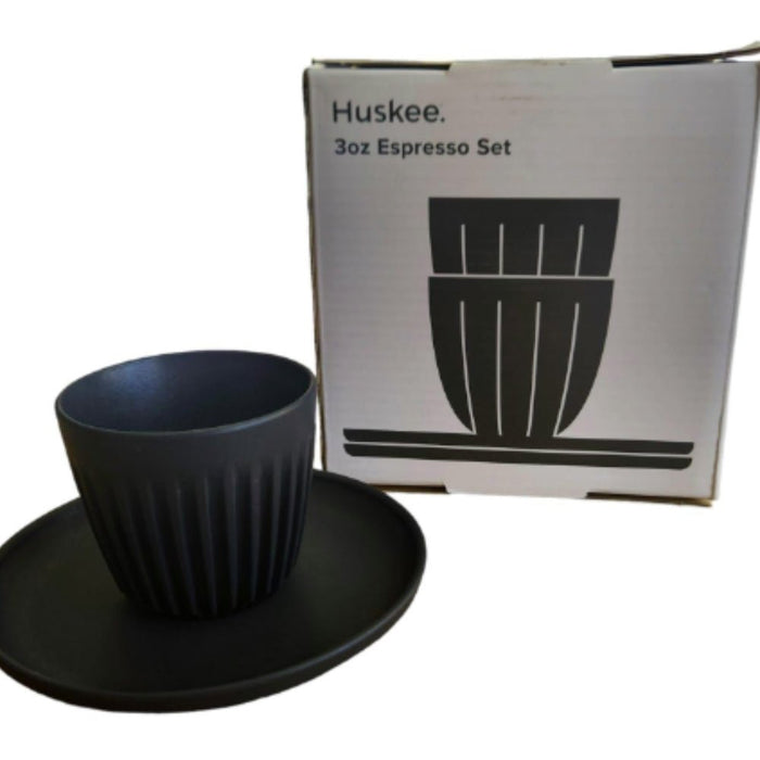 Huskee Espresso set 90ml , Set of 2 - 2 Colours - Gourmet Gear