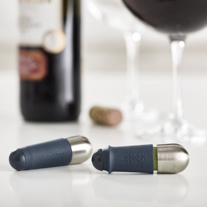 Joseph Joseph BarWise™ Twist - Lock Wine Stoppers - Gourmet Gear
