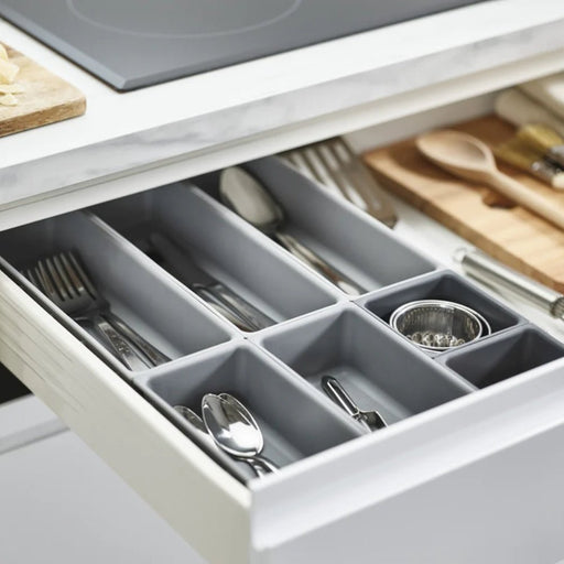 Joseph Joseph Blox™ 7 - piece Drawer Organiser Set - Grey - Gourmet Gear