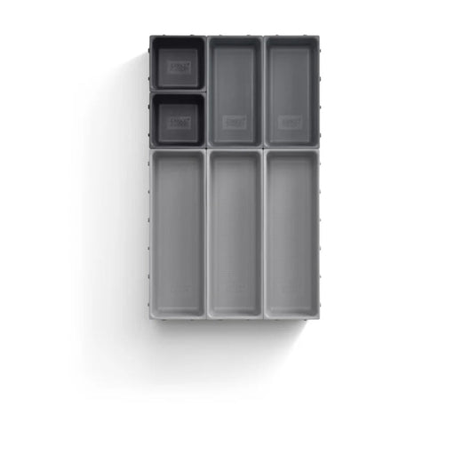 Joseph Joseph Blox™ 7 - piece Drawer Organiser Set - Grey - Gourmet Gear