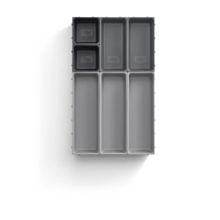 Joseph Joseph Blox™ 7 - piece Drawer Organiser Set - Grey - Gourmet Gear