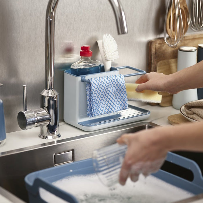 Joseph Joseph Caddy™ Kitchen Sink Organiser - Sky - Gourmet Gear