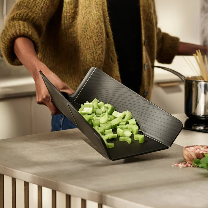 Joseph Joseph Chop2Pot™ Plus Folding Chopping Board Regular - Pale Blue - Gourmet Gear