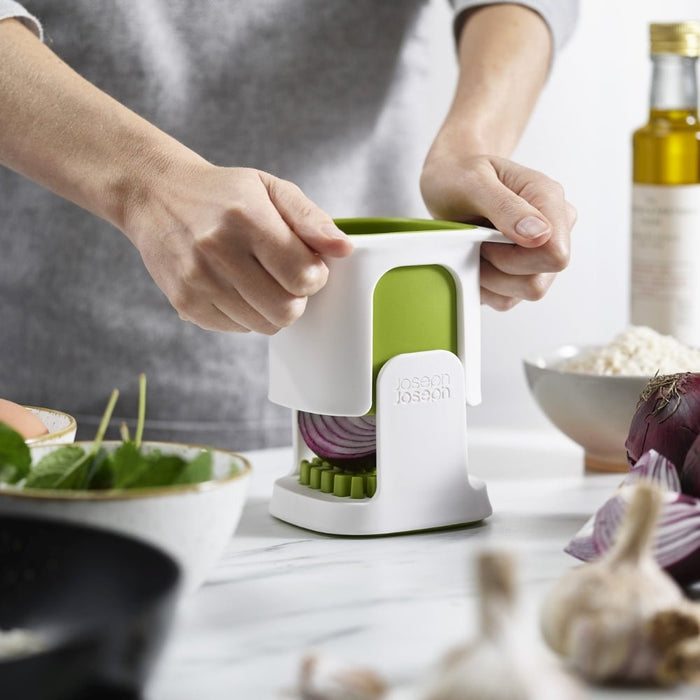 Joseph Joseph ChopCup™ Vegetable Chopper - White - Gourmet Gear