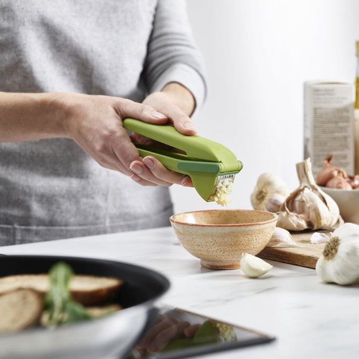 Joseph Joseph CleanForce™ Garlic Press - Green - Gourmet Gear