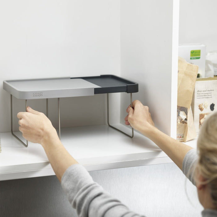 Joseph Joseph CupboardStore™ Expandable Shelf - Grey - Gourmet Gear