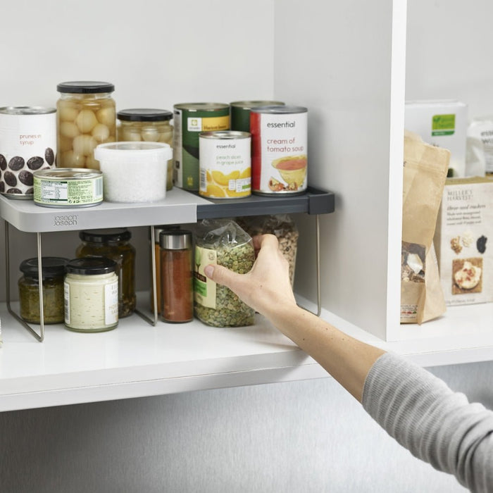 Joseph Joseph CupboardStore™ Expandable Shelf - Grey - Gourmet Gear