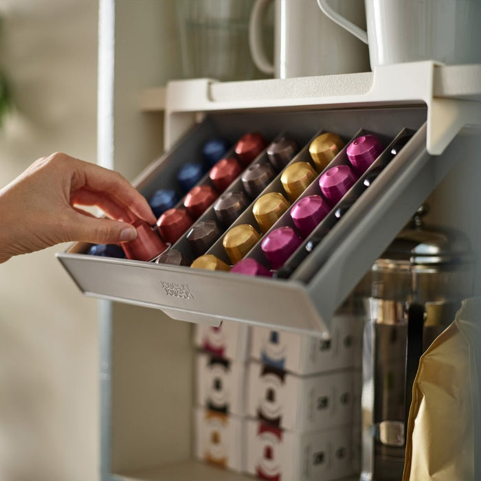 Joseph Joseph CupboardStore™ Under - shelf Coffee Pod Drawer - Gourmet Gear