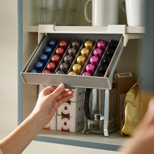 Joseph Joseph CupboardStore™ Under - shelf Coffee Pod Drawer - Gourmet Gear