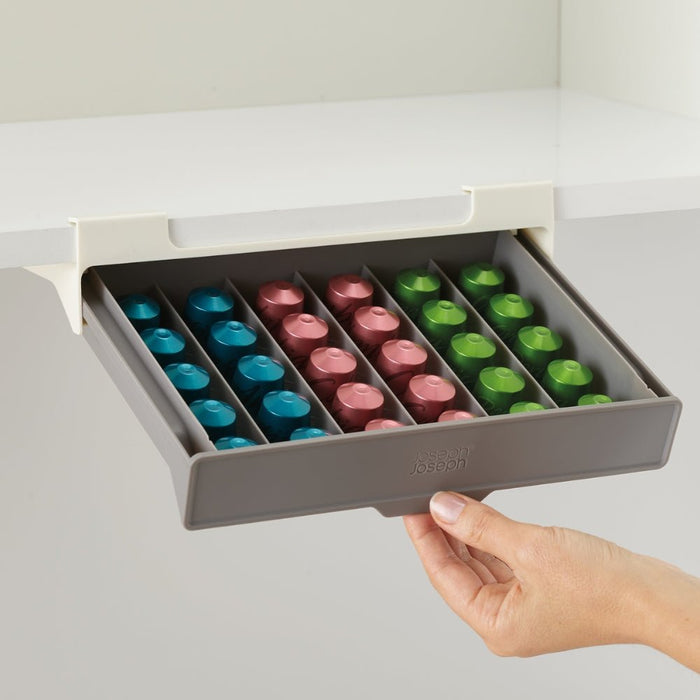 Joseph Joseph CupboardStore™ Under - shelf Coffee Pod Drawer - Gourmet Gear