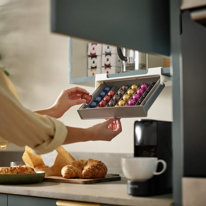 Joseph Joseph CupboardStore™ Under - shelf Coffee Pod Drawer - Gourmet Gear