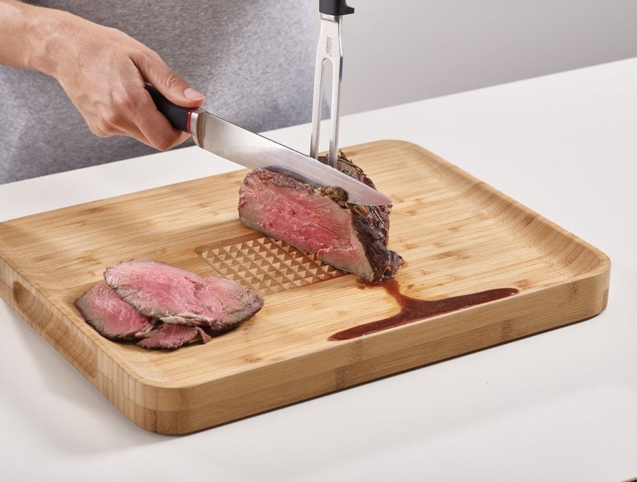 Joseph Joseph Cut&Carve™ Bamboo Cutting Board - Gourmet Gear