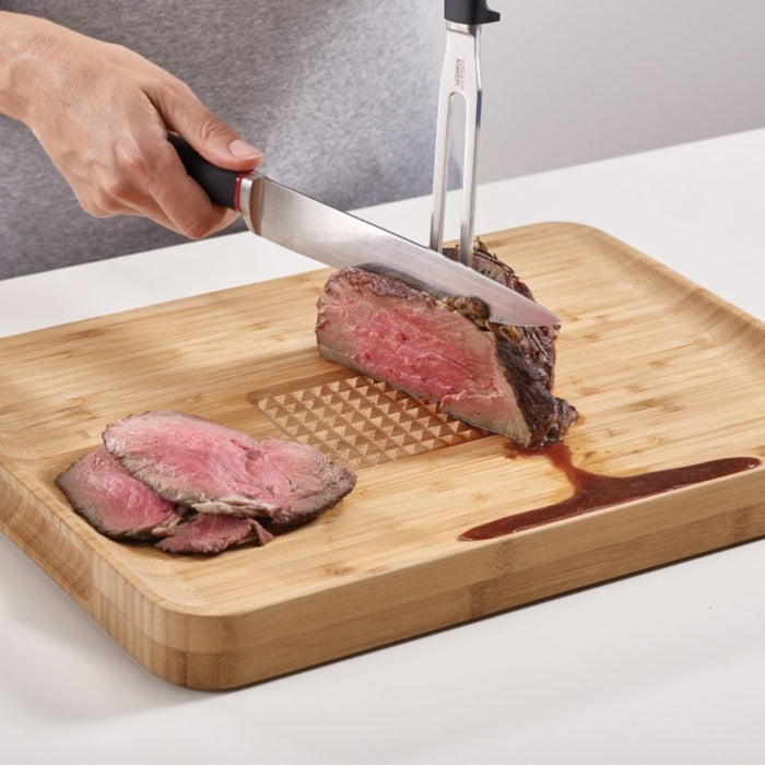 Joseph Joseph Cut&Carve™ Bamboo Cutting Board - Gourmet Gear