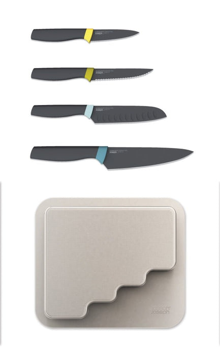 Joseph Joseph DoorStore™ 4pcs Kitchen Knives Set - Gourmet Gear