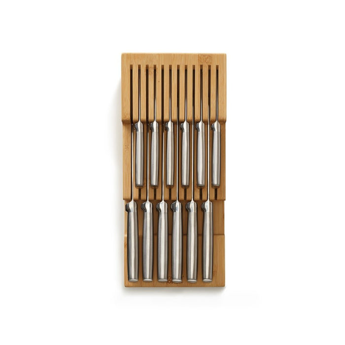 Joseph Joseph DrawerStore™ Bamboo 2 - Tier Knife Organiser Large - Gourmet Gear