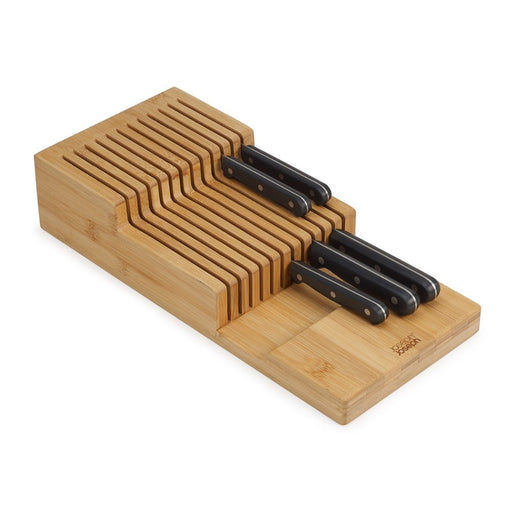Joseph Joseph DrawerStore™ Bamboo 2 - Tier Knife Organiser Large - Gourmet Gear