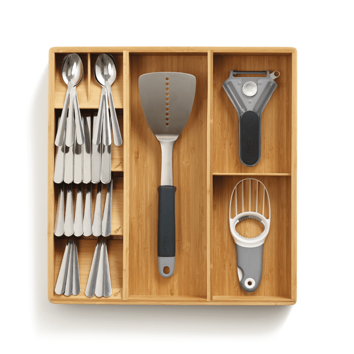 Joseph Joseph DrawerStore™ Bamboo Cutlery, Utensil & Gadget Organiser - Gourmet Gear