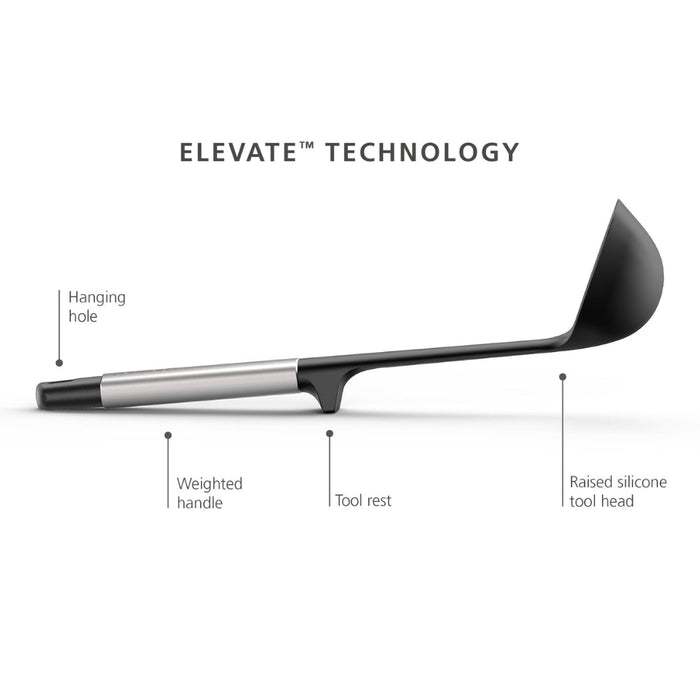 Joseph Joseph Elevate™ Fusion 3 - Piece Stainless - Steel Utensil Set - Gourmet Gear