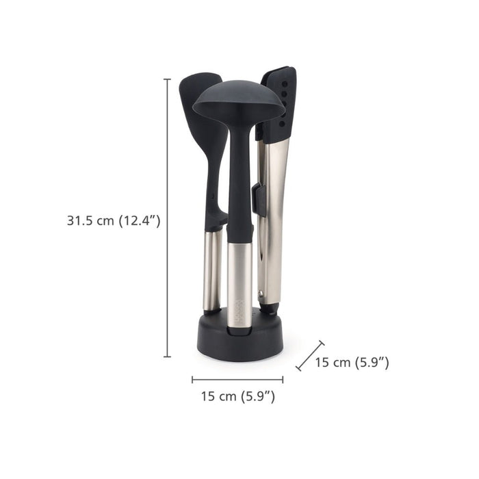 Joseph Joseph Elevate™ Fusion 3 - Piece Stainless - Steel Utensil Set - Gourmet Gear