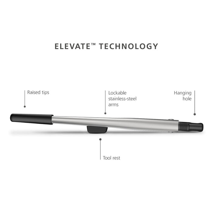Joseph Joseph Elevate™ Fusion Stainless - Steel Precision Tongs - Gourmet Gear