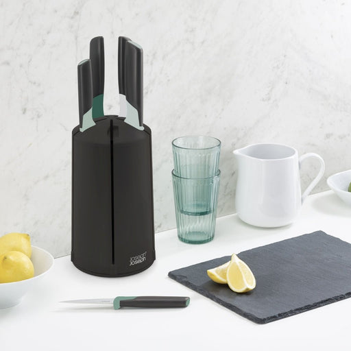 Joseph Joseph Elevate™ Knives Carousel 5pc Set - Sage (Editions) - Gourmet Gear