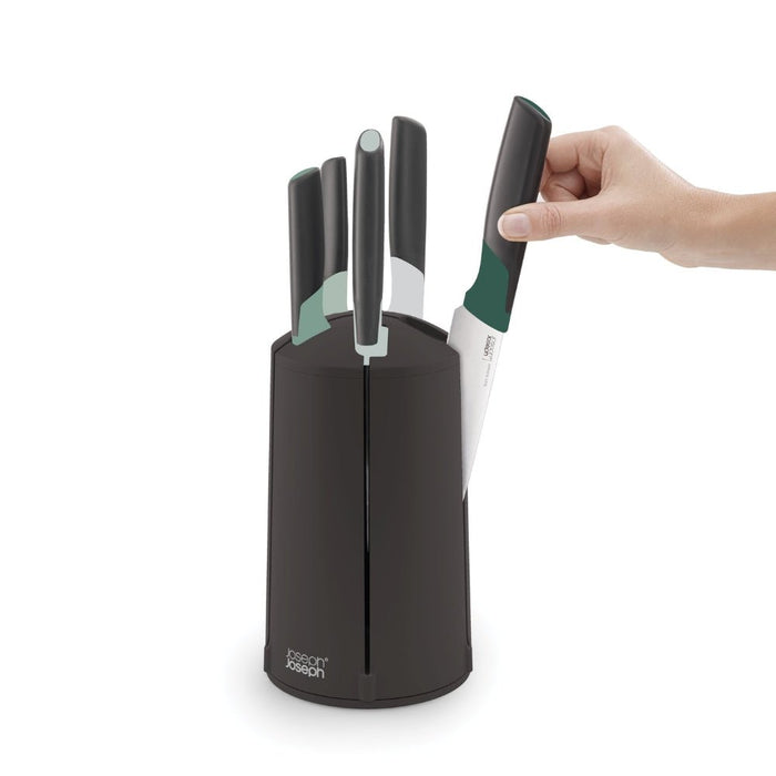 Joseph Joseph Elevate™ Knives Carousel 5pc Set - Sage (Editions) - Gourmet Gear