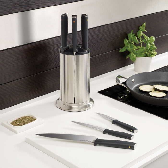 Joseph Joseph Elevate™ Knives Steel Carousel 6pc Set - Gourmet Gear