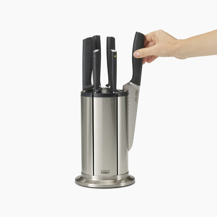 Joseph Joseph Elevate™ Knives Steel Carousel 6pc Set - Gourmet Gear