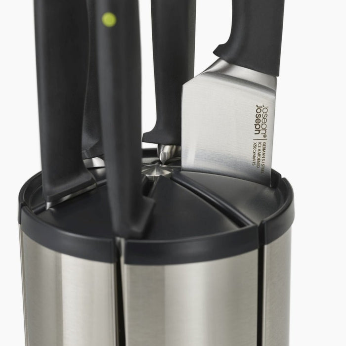 Joseph Joseph Elevate™ Knives Steel Carousel 6pc Set - Gourmet Gear